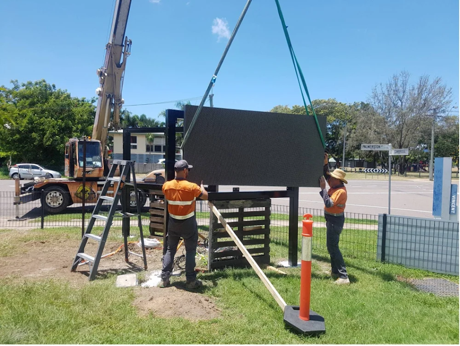 LED Signage Installation